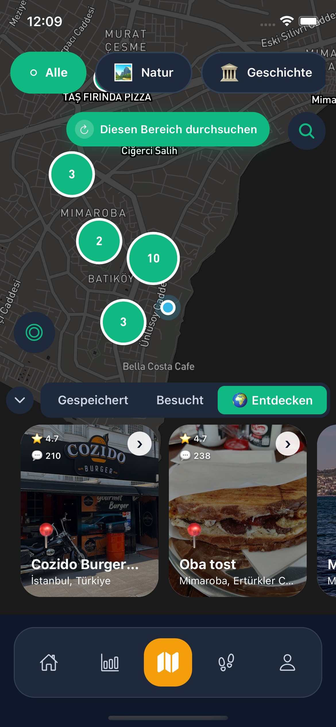 Entdecken und teilen